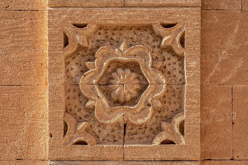Relief on wall of Mor Gabriel