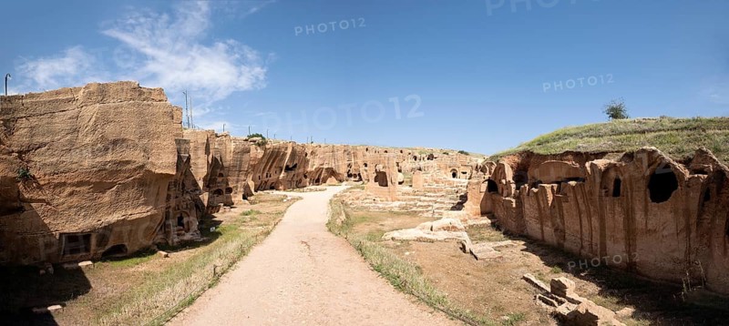 Graveyard of Dara Ancient city in Mardin