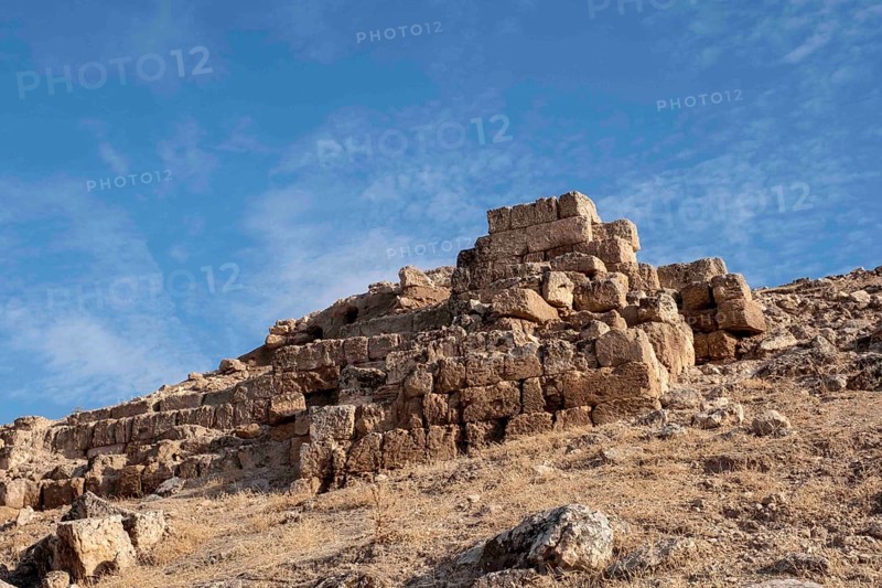 Ruins of the temple of the Seven Planets at Sogmatar in Sanliurfa