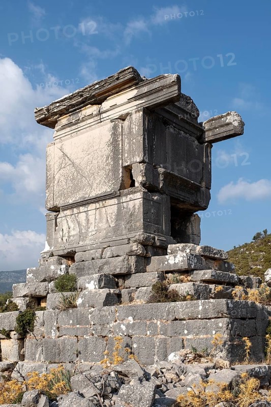 Rock tombs in Ancient Site of Sidyma