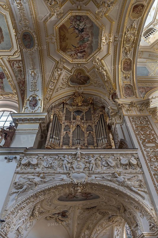 Organ loft of the Basilica St. Lorenz