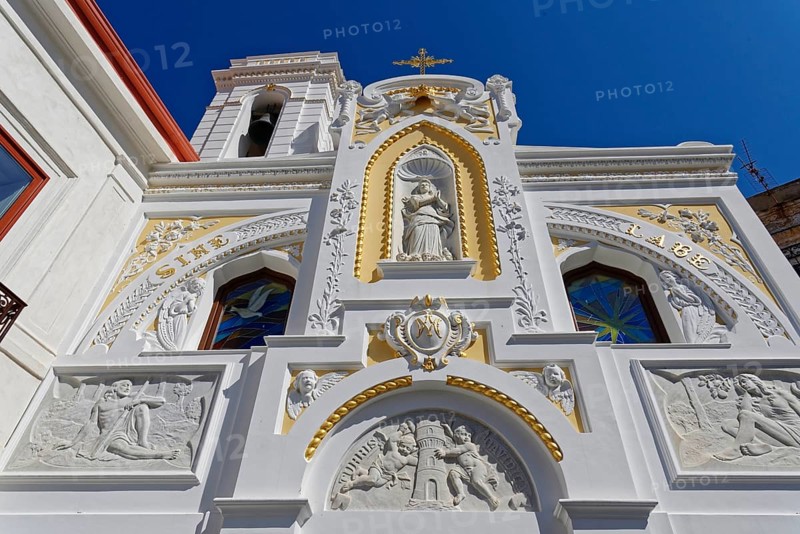 Facade of the Chiesa dellImmacolata church of the town of Pizzo