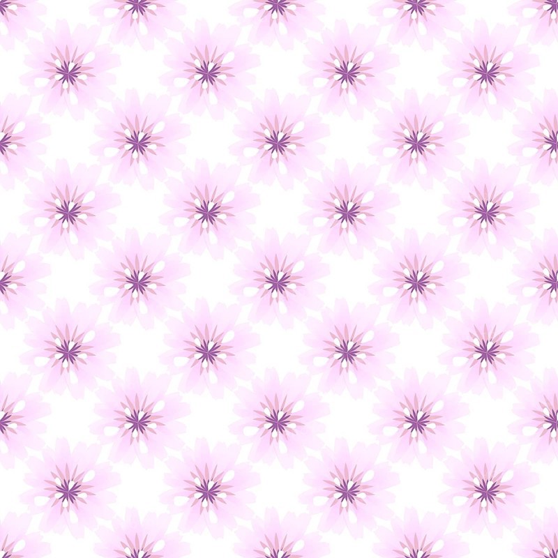 Pink floral seamless pattern