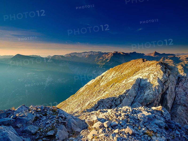 View from the Kleiner Watzmann to Hagengebirge