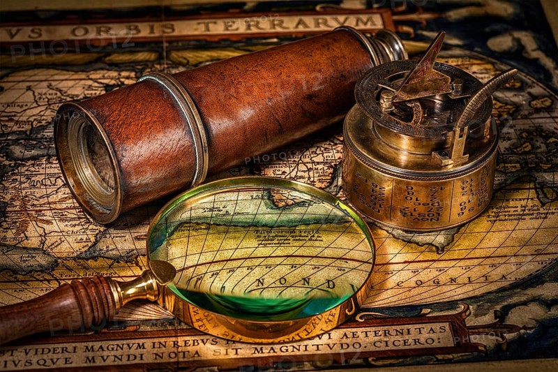 Travel geography navigation concept background