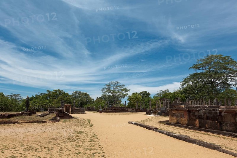 Ancient ruins. Quadrangle