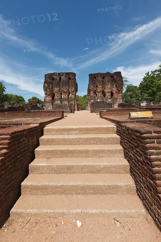 Ancient Royal Palace ruins. Pollonaruwa