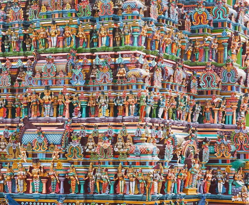 Hindu temple gopura