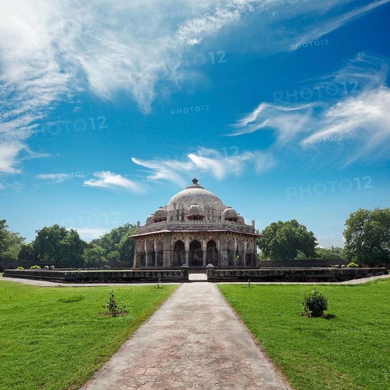 Isa Khan Tomb in Humayun's Tomb Complex. Delhi
