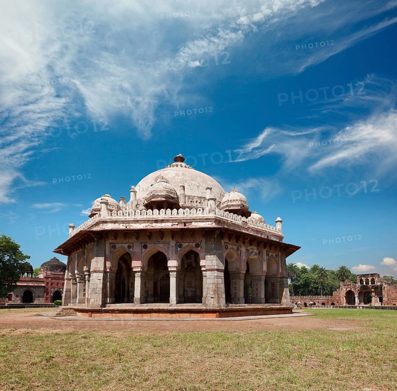 Isa Khan Tomb in Humayun's Tomb Complex. Delhi