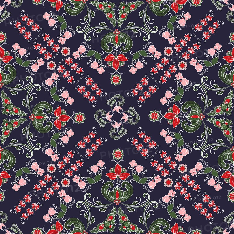 Rosemaling tile