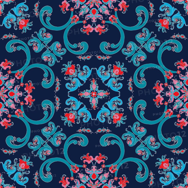 Rosemaling tile