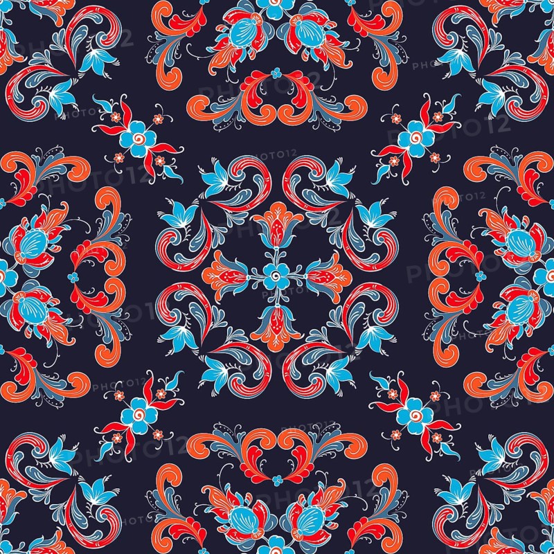 Rosemaling tile