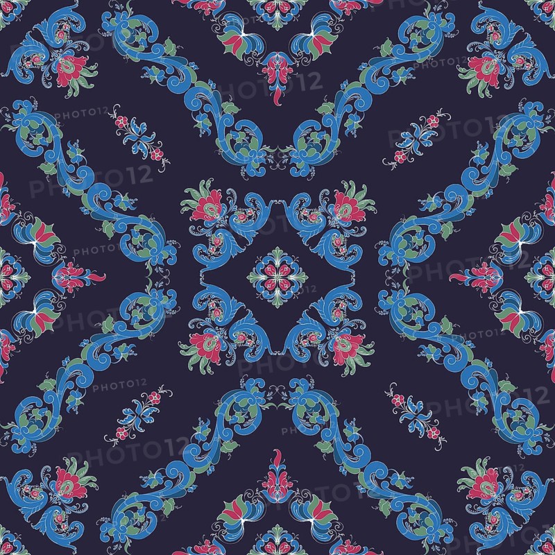 Rosemaling tile