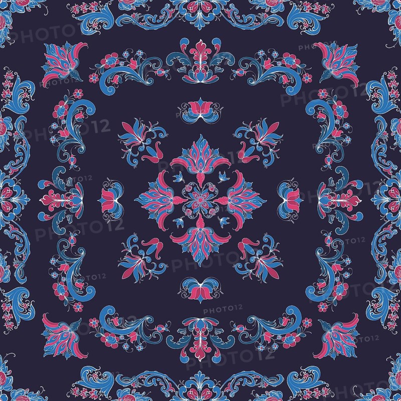 Rosemaling tile