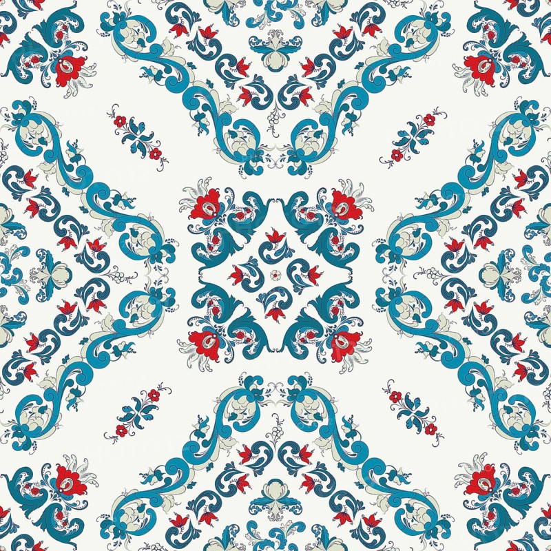 Rosemaling tile