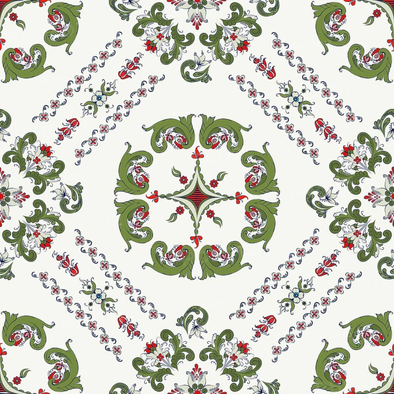 Rosemaling tile