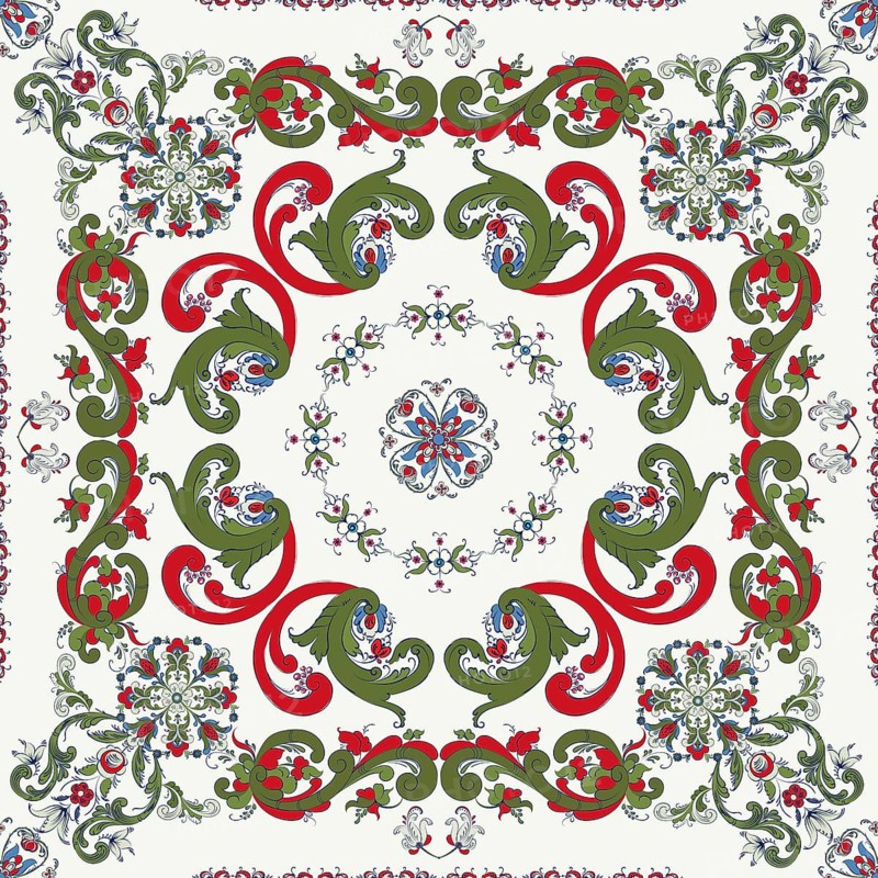 Rosemaling tile