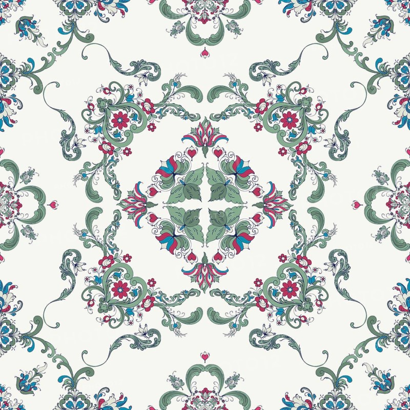 Rosemaling tile