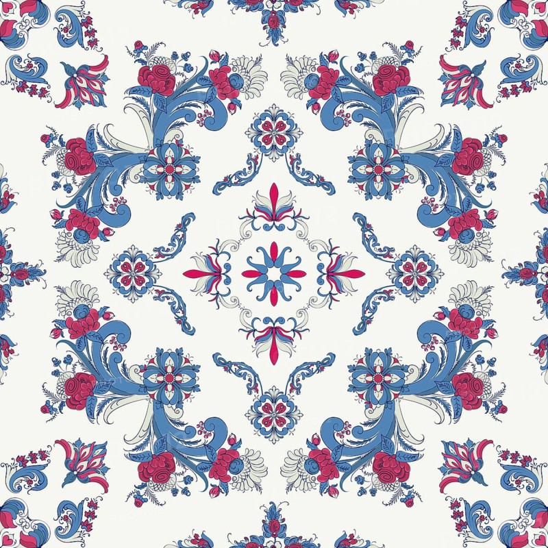 Rosemaling tile