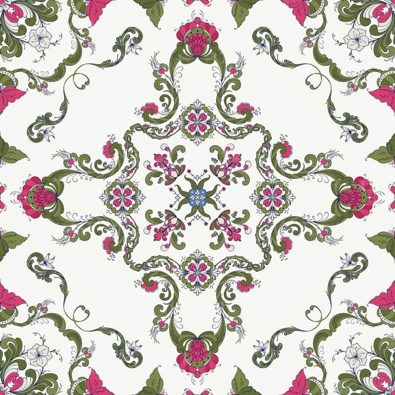 Rosemaling tile