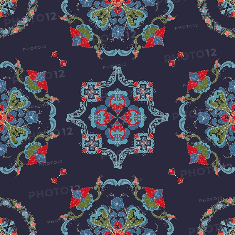 Rosemaling tile