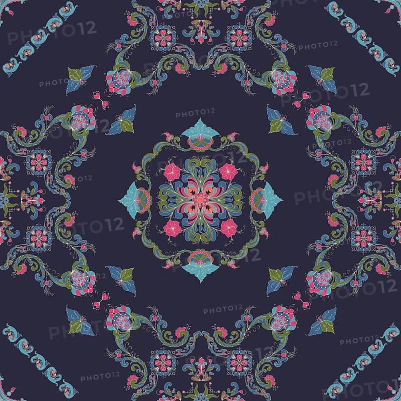 Rosemaling tile
