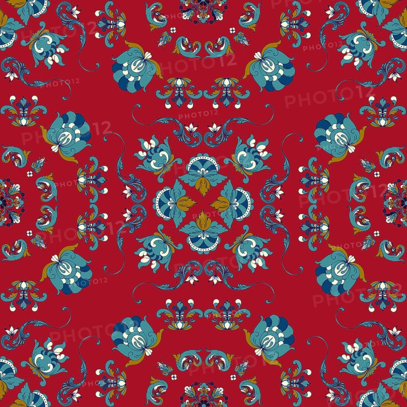 Rosemaling tile