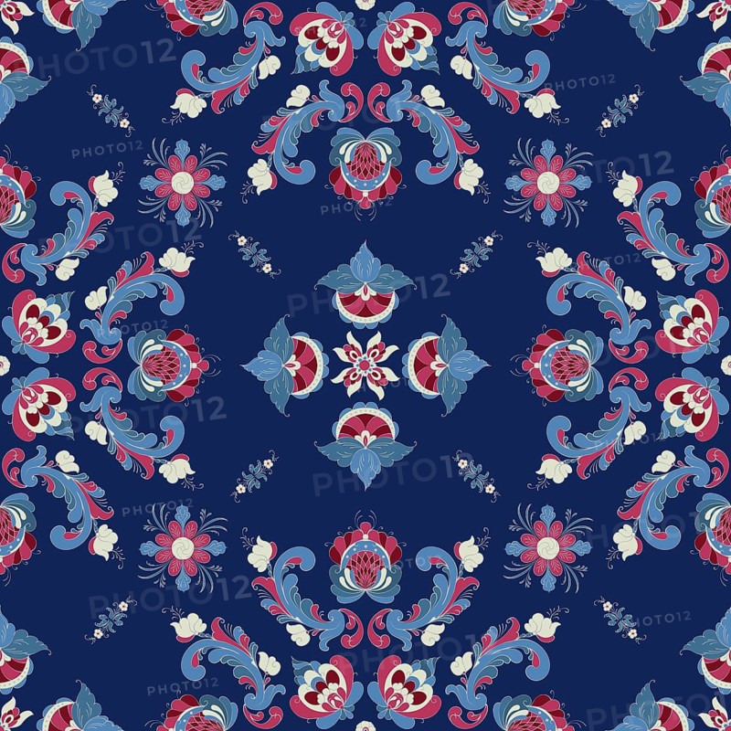 Rosemaling tile
