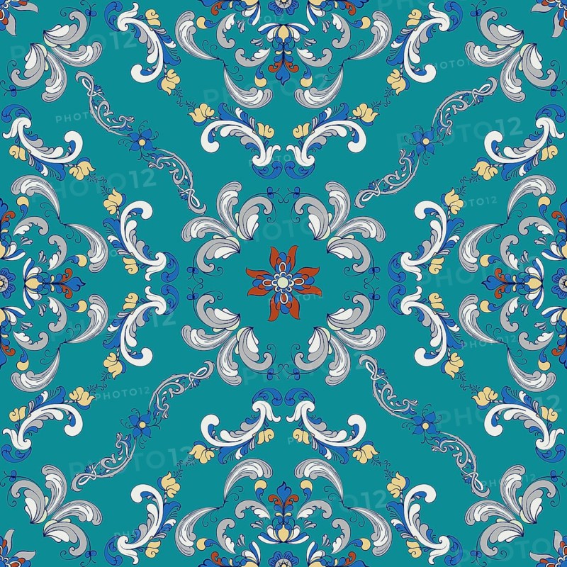 Rosemaling tile