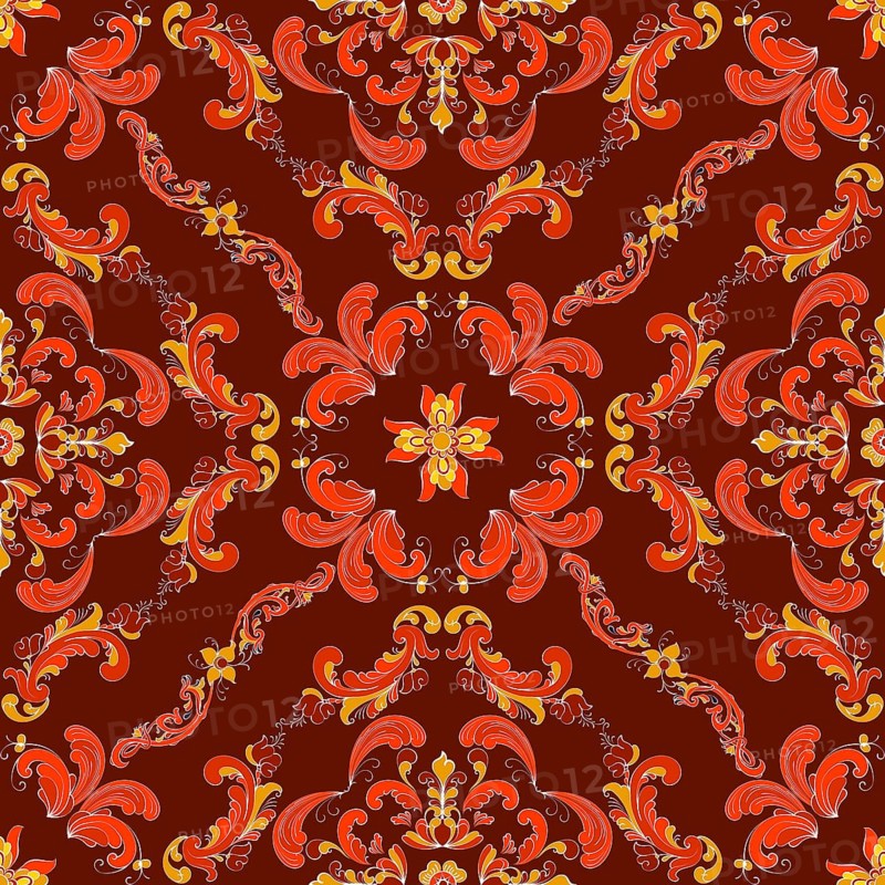 Rosemaling tile