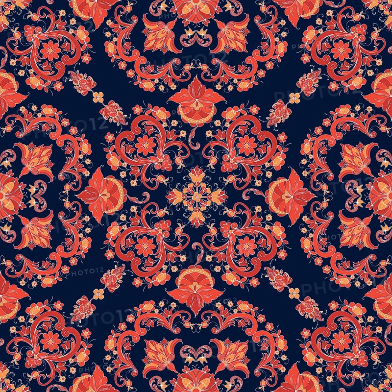 Rosemaling tile