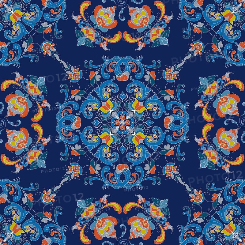 Rosemaling tile