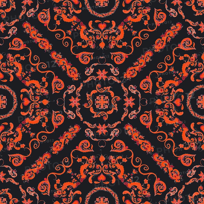Rosemaling tile