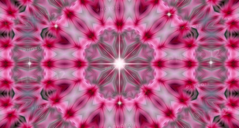 Beautiful pink kaleidoscope