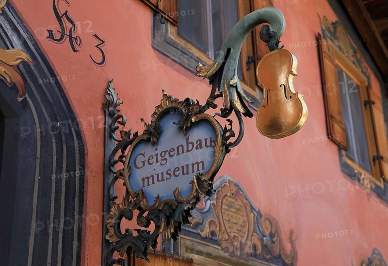 Violin making museum with Lueftlmalerei