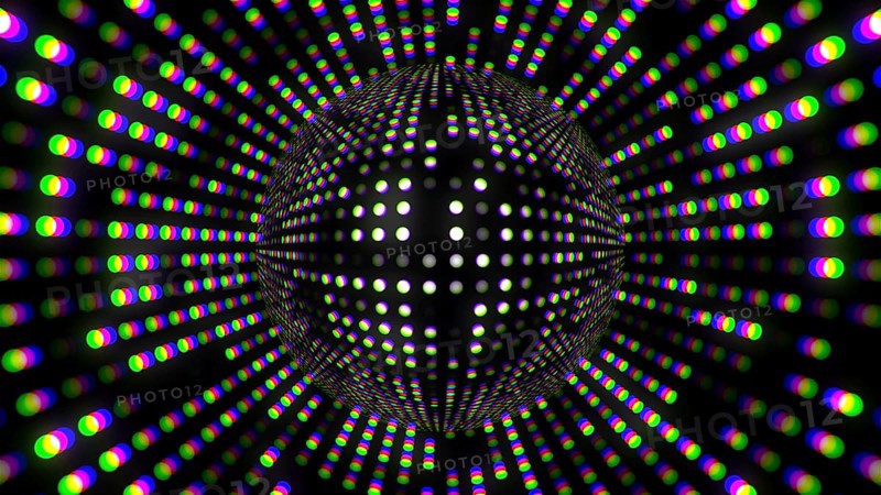 Bright flashing dots