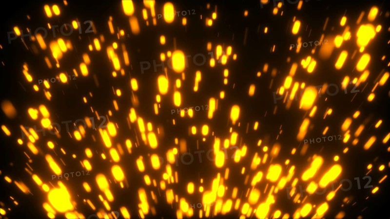Rising many bright embers