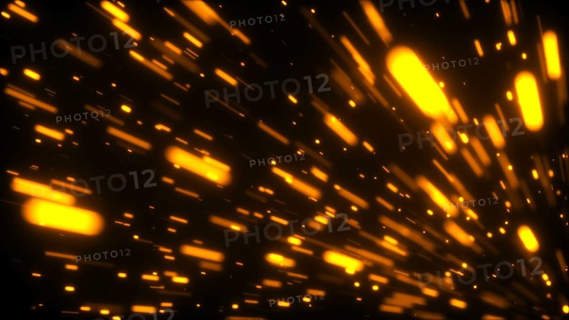 Rising many bright embers