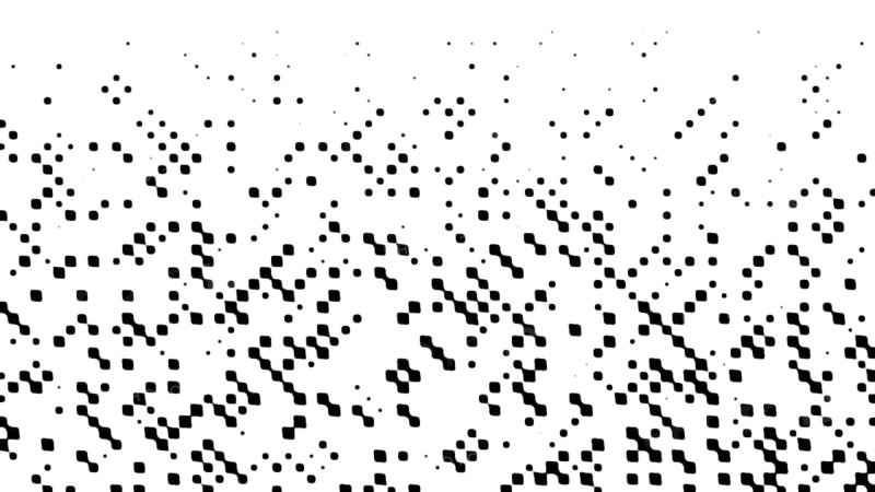 Many rows on blurred dots