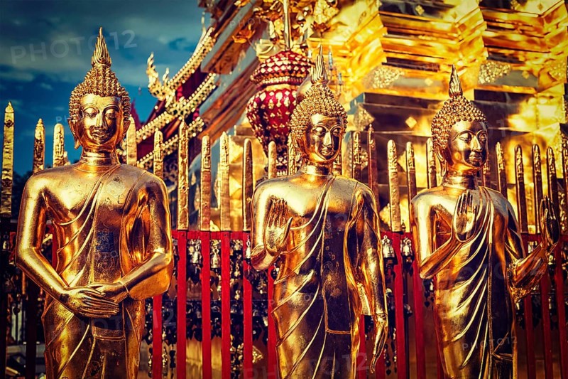 Travel Thailand Buddhism religion