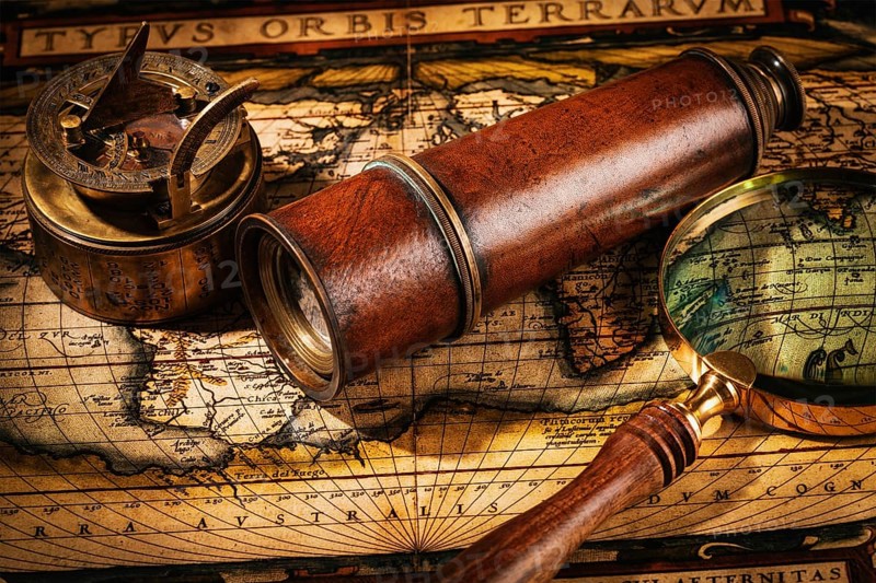 Travel geography navigation concept background