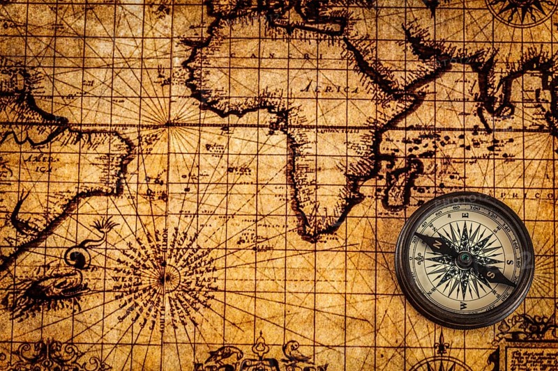 Travel geography navigation concept background
