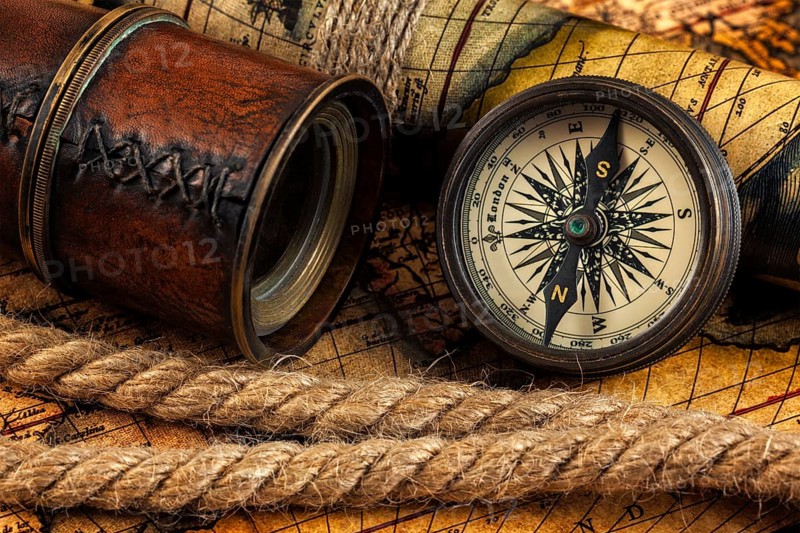 Travel geography navigation concept background