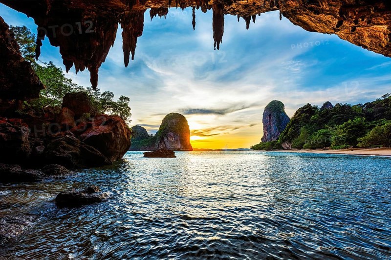 Tropical holidays beach vacation in Thailand tourism concept