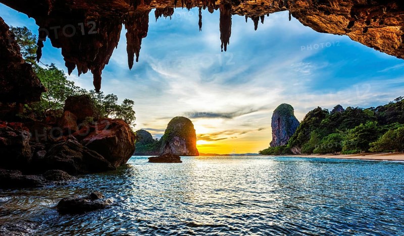 Tropical holidays beach vacation in Thailand tourism concept