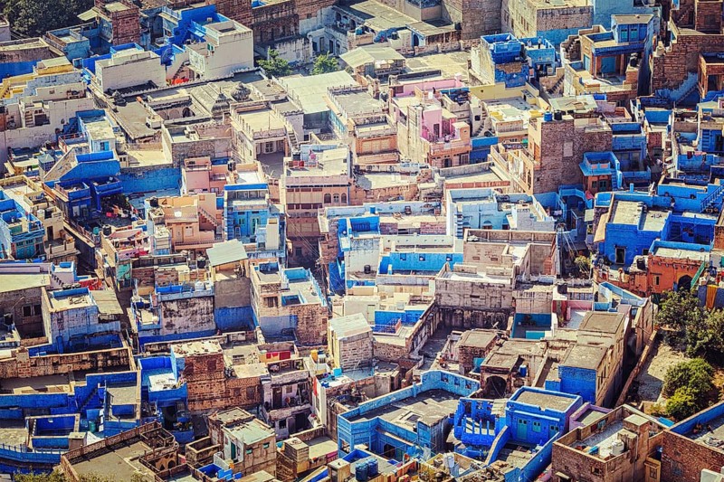 Vintage retro effect filtered hipster style image of Jodhpur