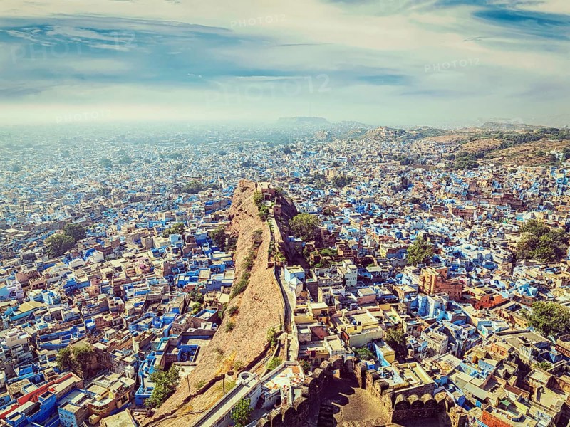 Vintage retro effect filtered hipster style image of Jodhpur