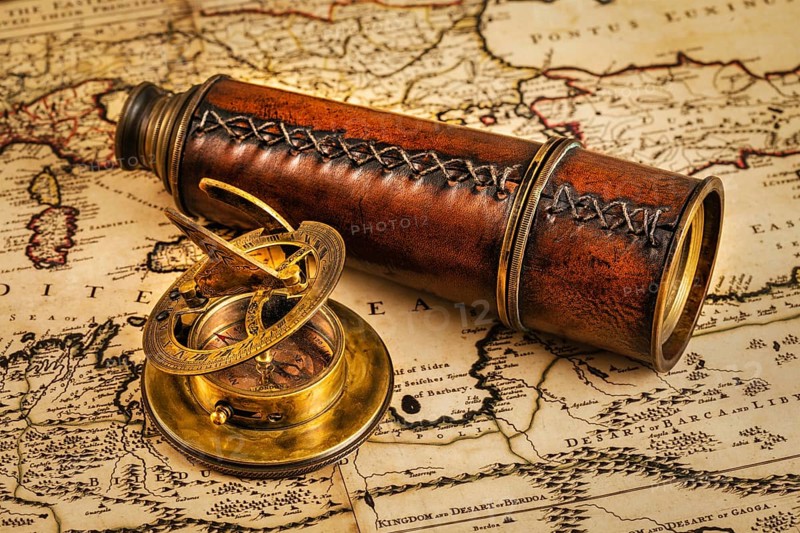Travel geography navigation concept background