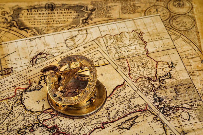 Travel geography navigation concept background